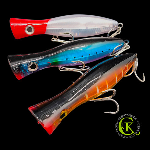 12cm popper topwater - 3x,